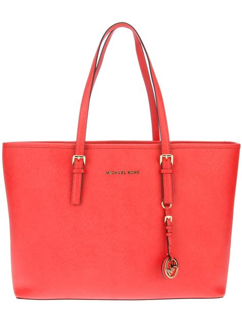 michael kors nb-1507 tote red|Michael Kors Tote bag sale.